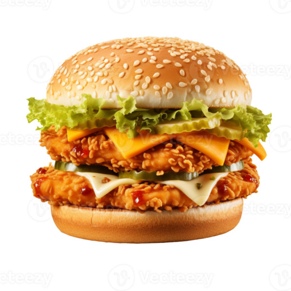 Chicken cheese burger